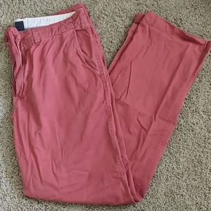 J Crew men's red pants 34x32